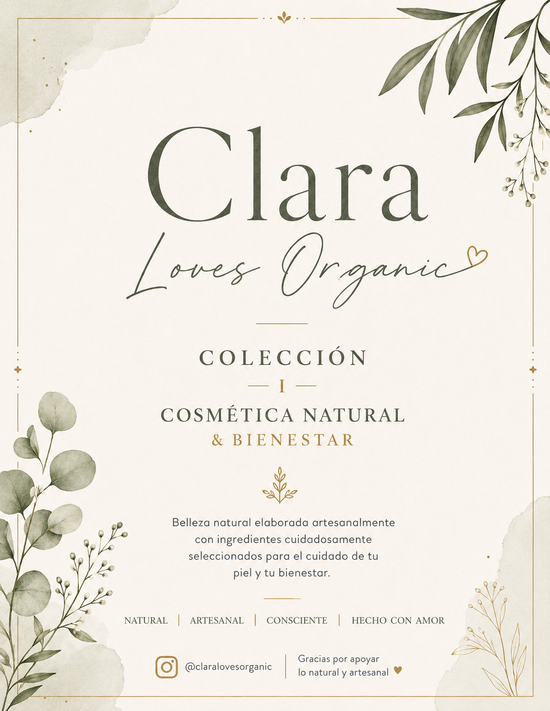 Catálogo Clara Loves Organic — Colección I